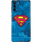 DC Comics Superman Logo Background Pattern Galaxy S21 Plus 5G Skin